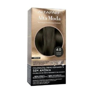 Imagem de Tintura de Cabelo Alta Moda Sem Amônia Castanho 4.0