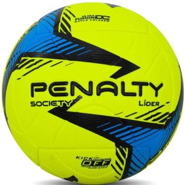 Imagem de Bola Society Penalty Líder XXIV Cor: Amarelo E Azul Petróleo