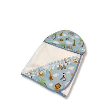 Imagem de toalha para bebê toalha com capuz toalha forrada com fralda toalha de 