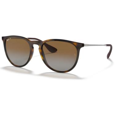 Imagem de Óculos De Sol Ray-ban Erika Classic Polido Havana Claro Rb4171l 710/t554