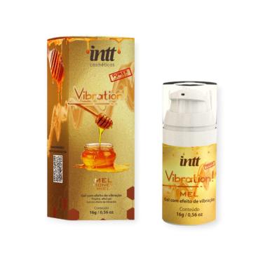 Imagem de Gel Estimulante Íntimo Vibration Power Mel com Extratos Naturais 17ML Mel Efeito Vibração e Calor Intt Cosméticos