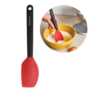 Imagem de Espátula Raspadora Multiuso para Misturar e Alisar em Silicone e Aço Inoxidável com Cab...