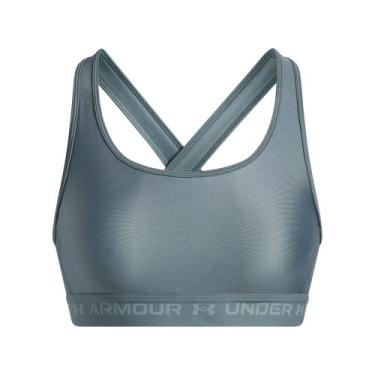 Imagem de Top de Treino Under Armour Crossback Feminino, Verde, G