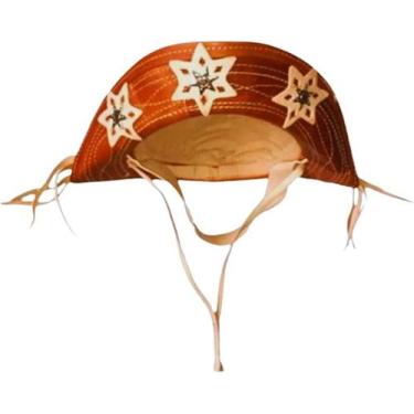 Imagem de Chapéu de couro cangaceiro lampião - GBA, Encaixe 60/61, abaexterna30