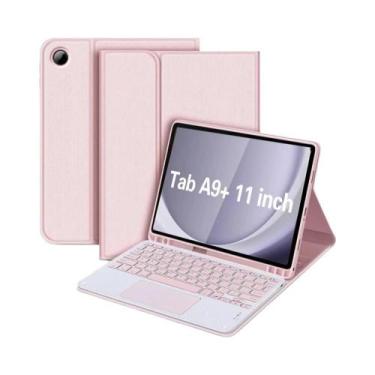 Imagem de Capa Com Teclado Bluetooth Para Samsung Galaxy Tab A9 plus De 11 Poleg