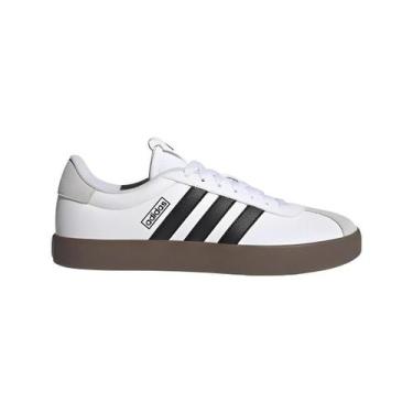 Imagem de Tênis Adidas VL Court 3.0 Masculino, Branco, Preto, 37