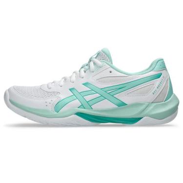 Imagem de Tênis ASICS Gel-Rocket 12 - Feminino - Branco/Verde, 35