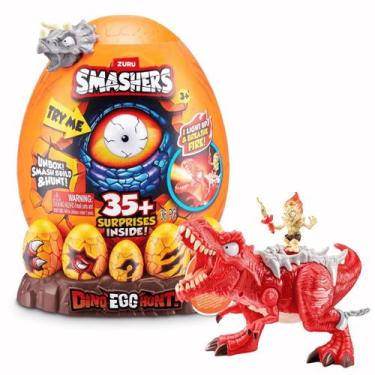 Imagem de Ovo de Páscoa Grande Smashers Dinossauro  Com Acessórios - Fun Divirta