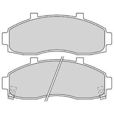 Imagem de Pastilha de Freio Dianteiro Kia Besta 1997 a 2005 TEC PADS
