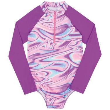 Imagem de Maio Infantil Menina Manga Longa Kamylus Estrela Tam 1 Ao 14, Rosa, 2
