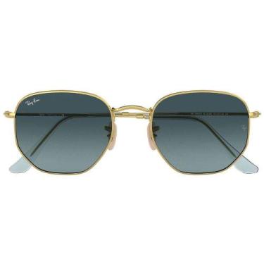 Imagem de Óculos De Sol Ray Ban Hexagonal Rb3548-nl 9123/3m 54, Dourado