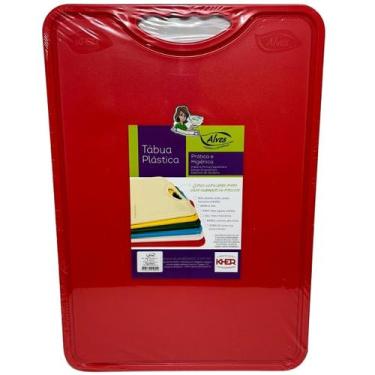 Imagem de Tábua Polipropileno Corte Especifico De Alimentos 50x35cm Alves, Verme
