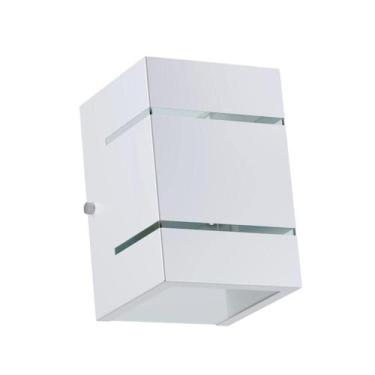 Imagem de Kit 3 Arandela Eco E27 2 Frisos 12x16x9cm Sem Lâmpada Interna Externa 