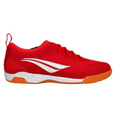 Imagem de Chuteira Penalty Futsal Max 500 Ecoknit Xxi 124236 38/43, Vermelho, Br