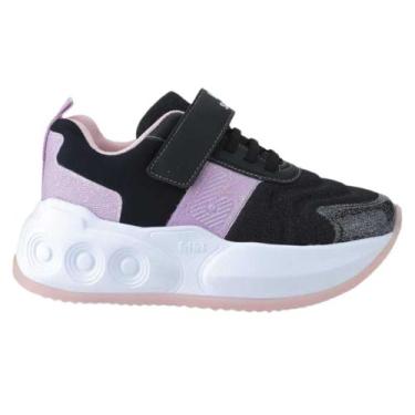 Imagem de Tênis Infantil Bibi Skatenis Meninas tiras autocolantes Confortavel, P