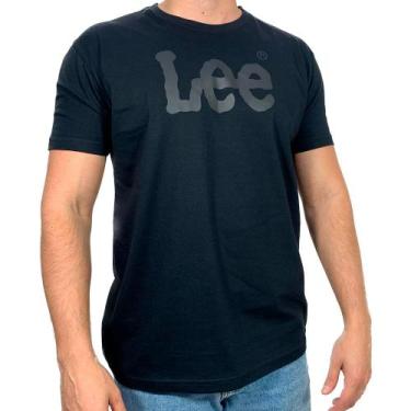 Imagem de Camiseta Lee Masculina Original, Preto, G