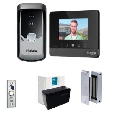 Imagem de Vídeo Porteiro Intelbras Wi-Fi MVW 3040+ Câmera HD Visão Noturna App e