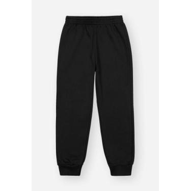 Imagem de Calça Jogger Moletom Infantil Menino Preto Divertto - Diverttto, Preto