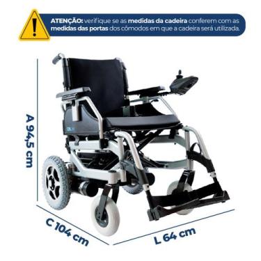 Imagem de Cadeira de rodas motorizada D1000 Dellamed
