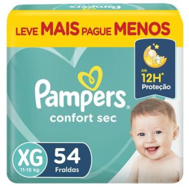 Imagem de Fraldas Pampers Confort Sec XG 54 Un