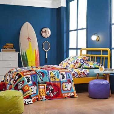 Imagem de Manta Solteiro Estampas Coloridas Personagem Disney Infantil - ENTROU 