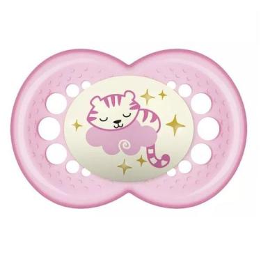 Imagem de Chupeta Mam Original Night Rosa -Brilha no Escuro- 6M+ - MAM, Rosa
