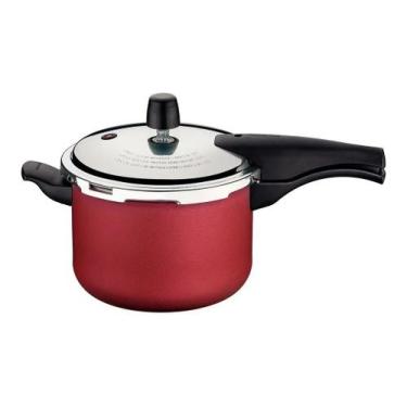 Imagem de Panela De Pressão Antiaderente Starflon Vancouver 4,5 Litros Vermelho 