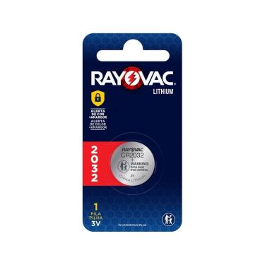 Imagem de Bateria de Lítio Rayovac CR2032 3V para Dispositivos Eletrônicos Portáteis Chaveiros e Sistemas de Segurança
