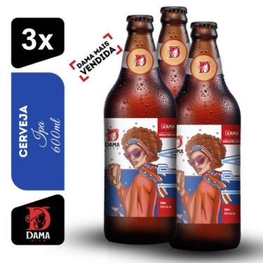 Imagem de Cerveja IPA Dama Bier 600ml Kit 3 unidades