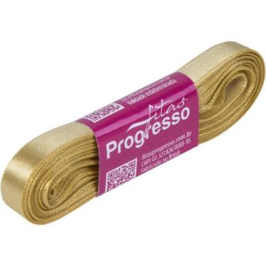 Imagem de Fita de Cetim 10MM 10M. Ouro 228 - Fitas Progresso