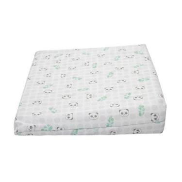 Imagem de Travesseiro Bebê Confort Para Carrinho Panda 30x30x8Cm - Papi