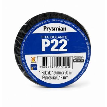 Imagem de Fita Isolante P22 19mm X 20 Metros Prysmian