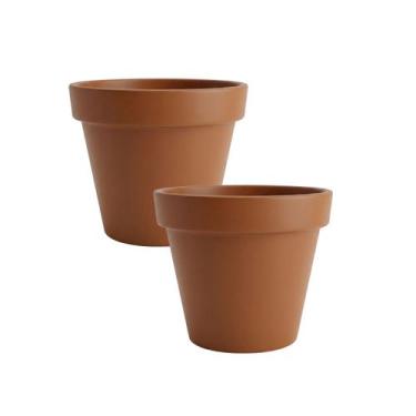 Imagem de Kit 2 Vasos Cuia 15cm Baixo Para Orquídeas, Rosa Do Deserto E Suculent