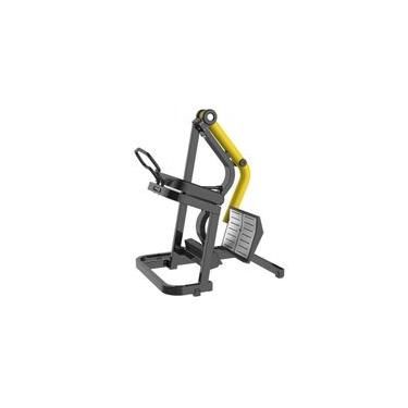 Imagem de Equipamento de Musculação para Glúteos Plate Load PR78 Preto e Amarelo Kikos