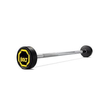 Imagem de Barra Montada Reta Lightning Bolt 35kg para Exercícios Musculares Preto Kikos