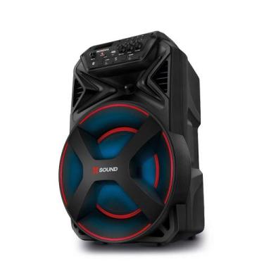 Imagem de Caixa Amplificada Xsound Mondial Preto 300W RMS Bivolt CM-300-N