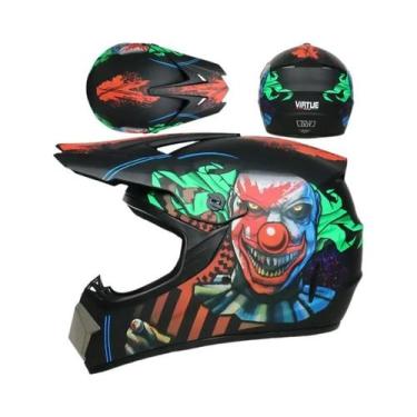 Imagem de Capacete De Moto Off-road Para Crianças, Capacete De Segurança Para Mo