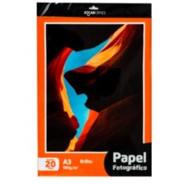 Imagem de Papel foto brilho a3 180gm2 pct/20f jocar office - Leonora