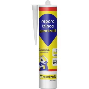 Imagem de Massa Acrílica 0579.00000.0001PC Repara Trinca Pronta para Uso Branco Quartzolit 500G