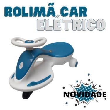 Carrinho Infantil Rolimã Vermelho Giro Car Volante Drift