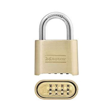 Imagem de Master Lock Cadeado, ajuste sua própria fechadura de combinação de letras, 5 cm de largura, 175 DWD, 2,5 cm