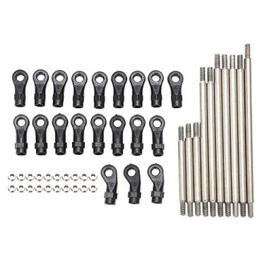 Imagem de Conjunto de haste de tração de distância entre eixos de 313 mm, peças de reparo resistente ao desgaste de metal resistente conjunto de haste de tração de ligação de metal de alta