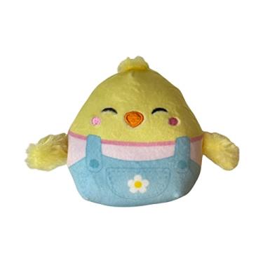 Imagem de Squishmallows Official Kellytoy Easter Squad Squishy Soft Plush Toy Animal (3.5 Inch Clip, Aimee Chick (in Overalls))