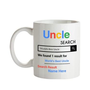 Imagem de Caneca personalizada do tio - Presentes personalizados do tio - Caneca de café de 325 ml - Personalizada com o nome do seu tio