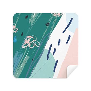 Imagem de Rivers Pano de limpeza de pano de limpeza de tela de telefone com plantas abstratas 2 peças