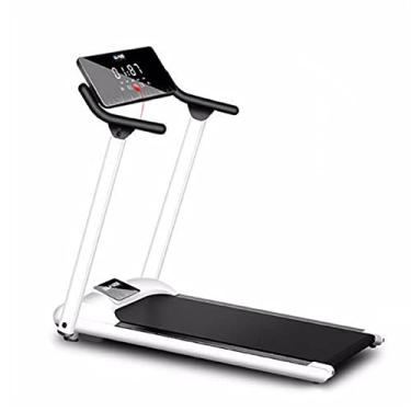 Imagem de Manyin Mini esteira elétrica dobrável inteligente para jogging espacial, caminhada, aeróbica, exercício físico doméstico (cor: preto, tamanho: 120 x 56 x 110 cm)