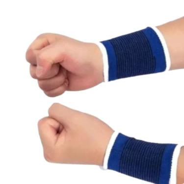 Imagem de Munhequeira Ortopedica Compressão Luva Órtese Tendinite Ajustavel Suporte Protetor bilateral