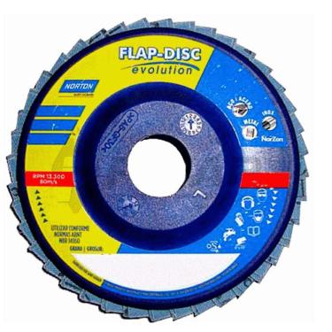 Imagem de Disco De Lixa Flap Disc Reto 4.1/2" R822 - Norton