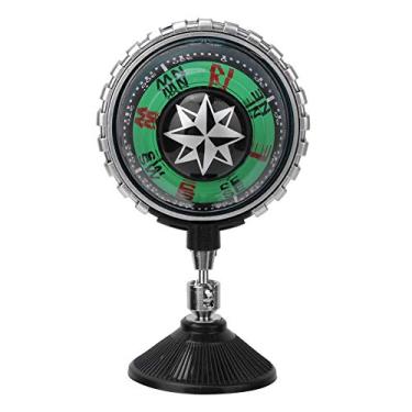 Imagem de Luqeeg Bússola de carro portátil - bússola de navegação para barcos ao ar livre carro caminhão RV - compacto e leve (11 x 6 x 5 cm)