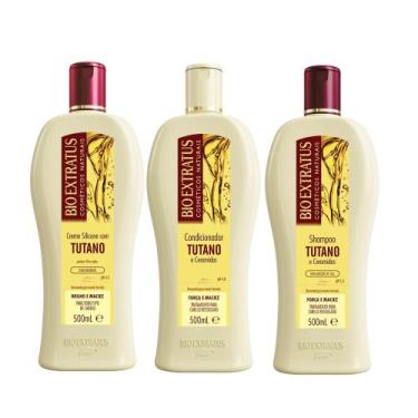 Imagem de Kit Tutano 500ml Bio Extratus - Trio (Shampoo/Condicionador/Creme De S